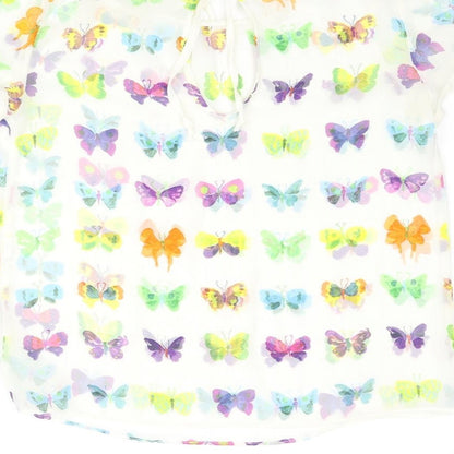 Womens UK Size M Zara Multicoloured Basic Blouse