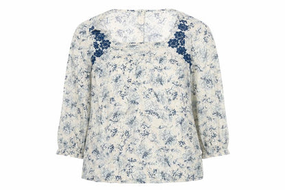 Womens UK Size 12 M&Co Beige Basic Blouse