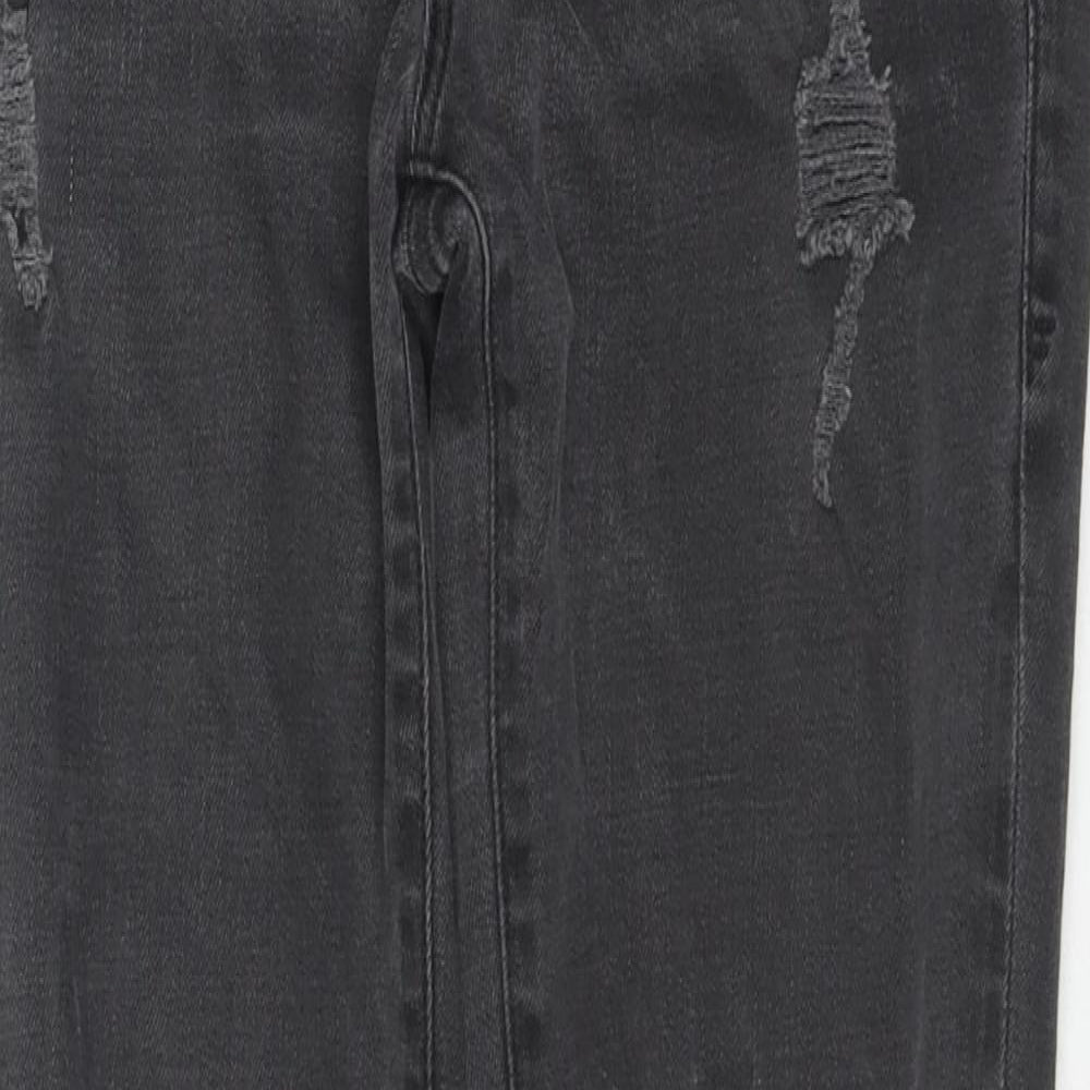 Womens UK Size 27 in FRAME Regular Fit Skinny Grey Jeans