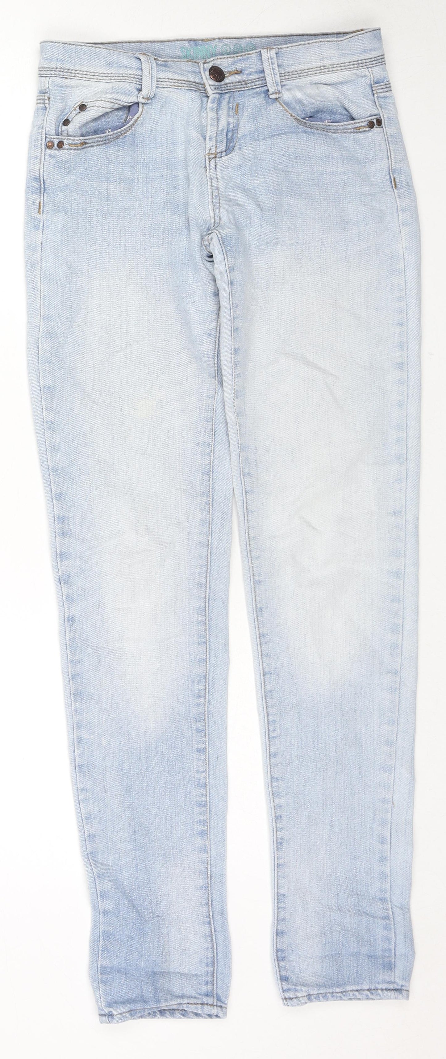 Womens UK Size 6 Denim & Co. Regular Fit Skinny Blue Jeans