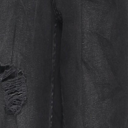 Denim & Co. Womens Blue Cotton Skinny Jeans Size 14 L27 in Regular Zip