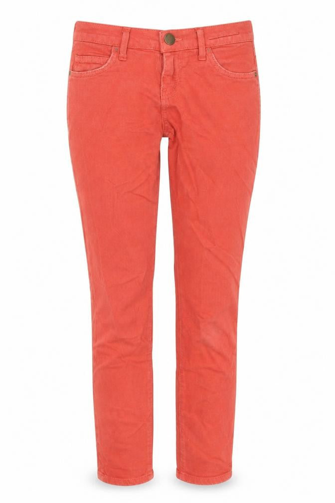 Womens UK Size 26 in Current/Elliott Regular Fit Skinny Orange Jeans