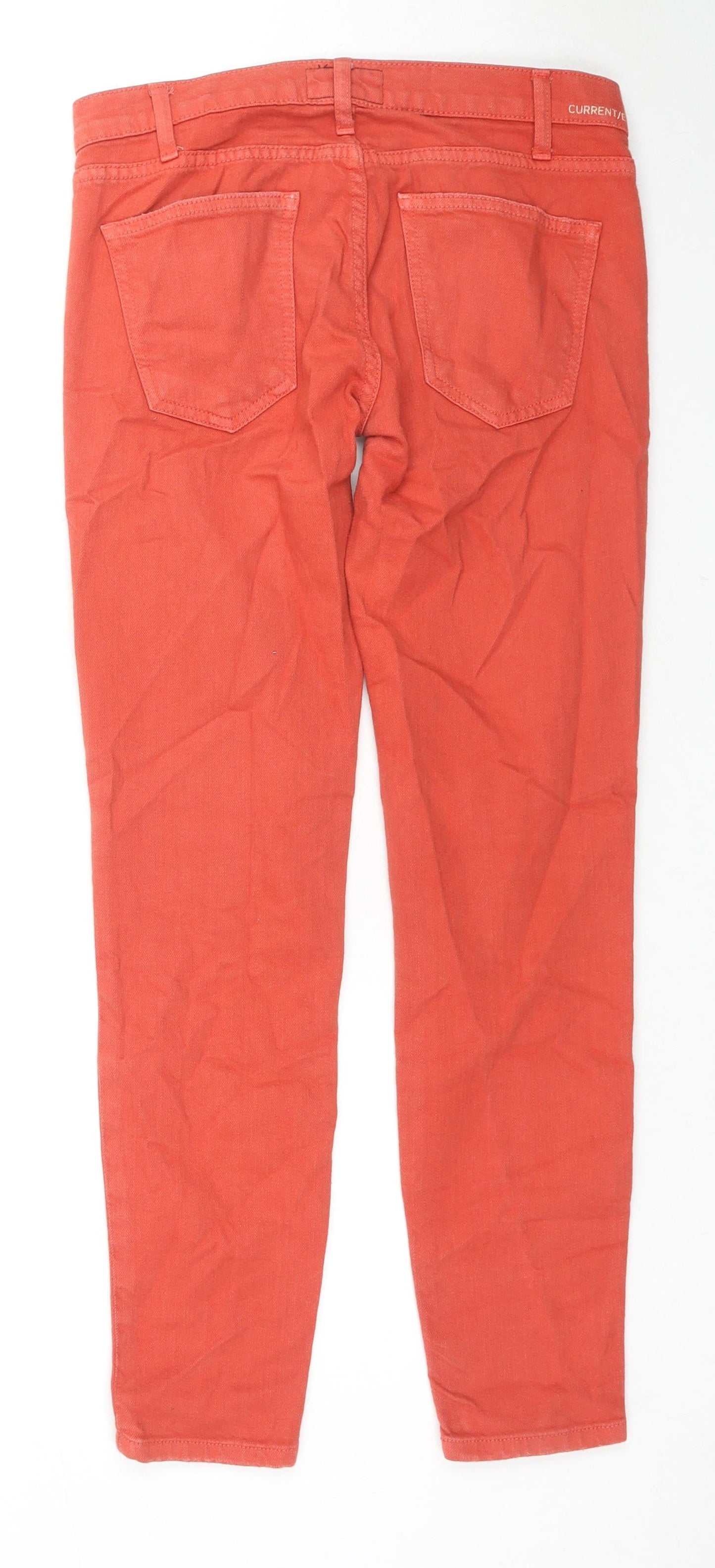 Womens UK Size 26 in Current/Elliott Regular Fit Skinny Orange Jeans