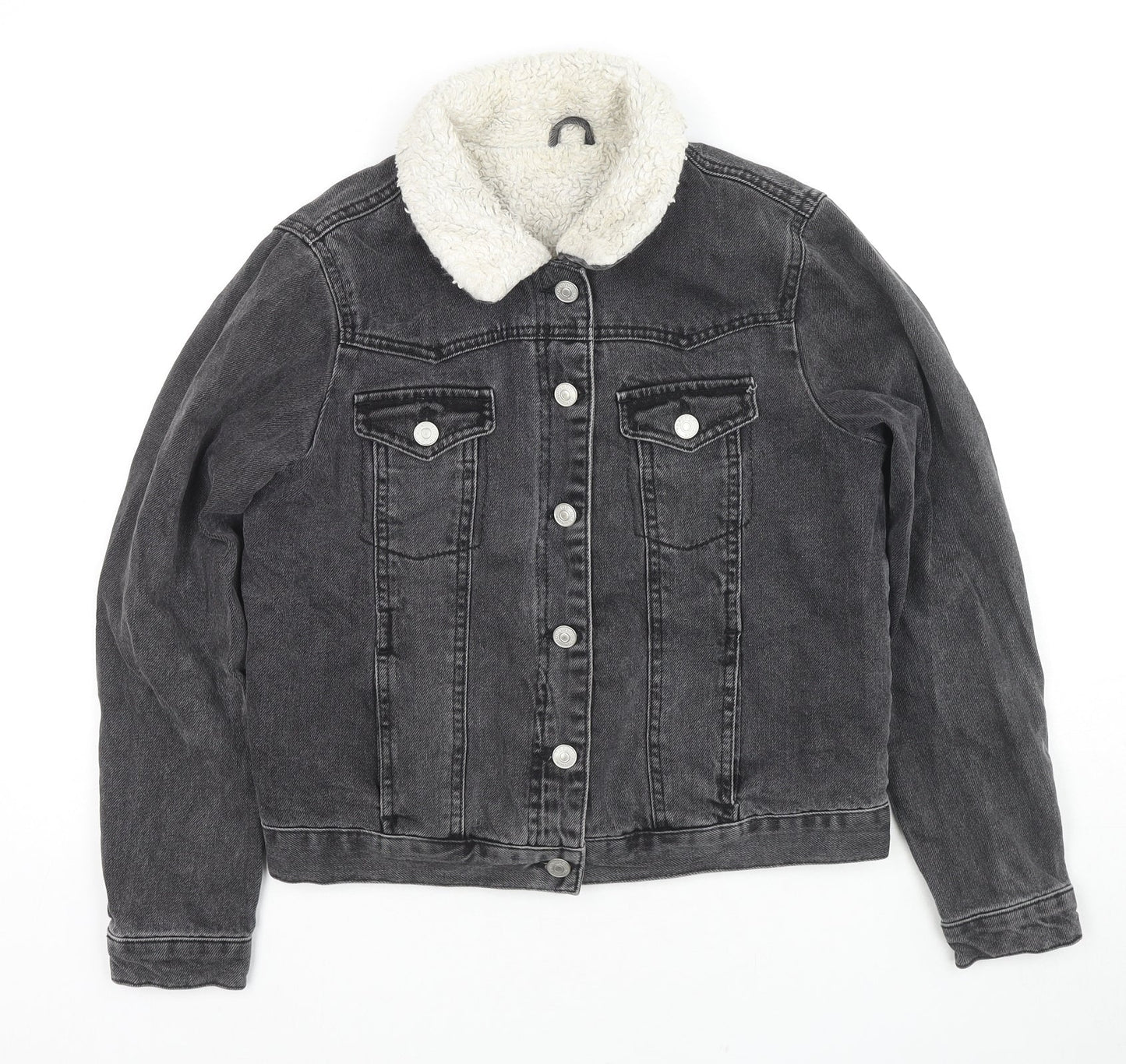 Womens UK Size 8 Topshop Black Jacket
