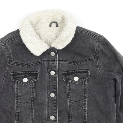Womens UK Size 8 Topshop Black Jacket