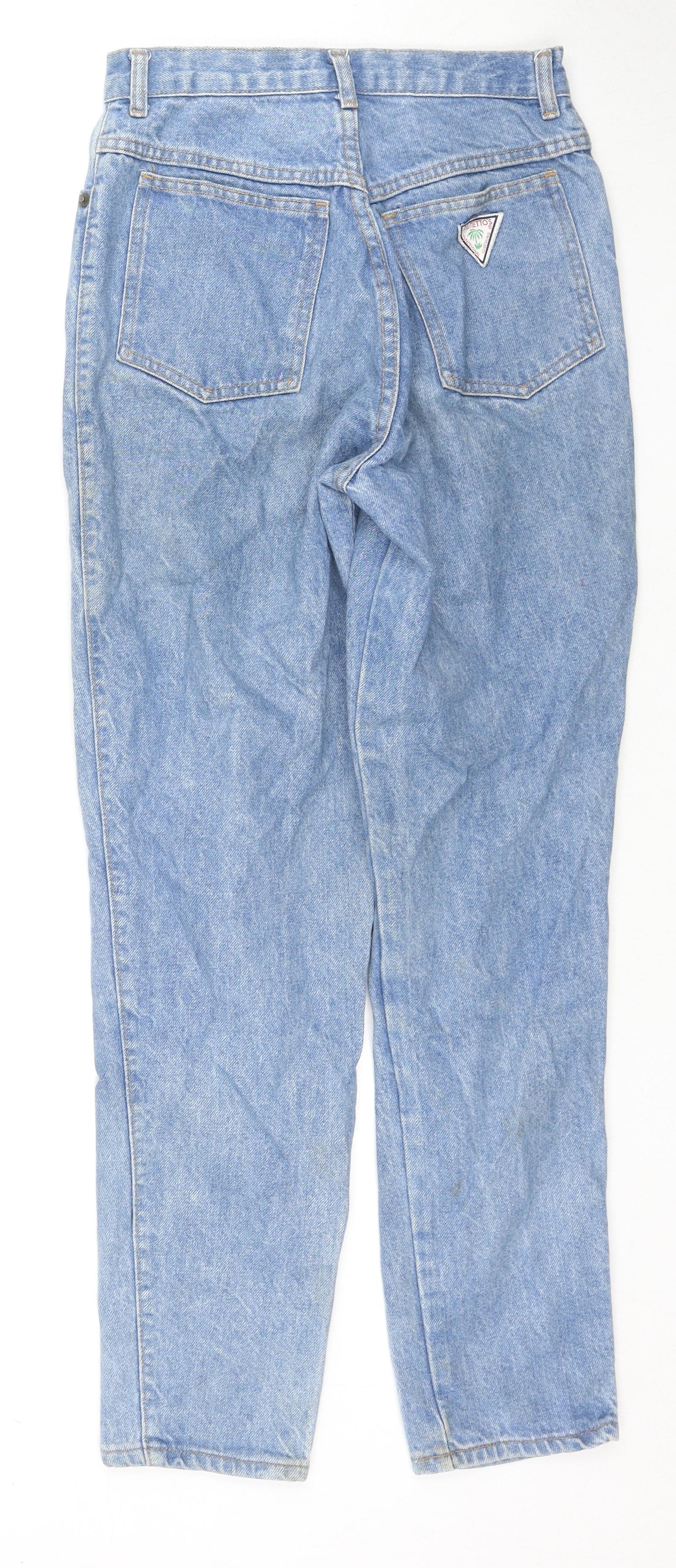 Palmetto's Womens Blue Cotton Straight Jeans Size 26 in L27 in Regular Zip