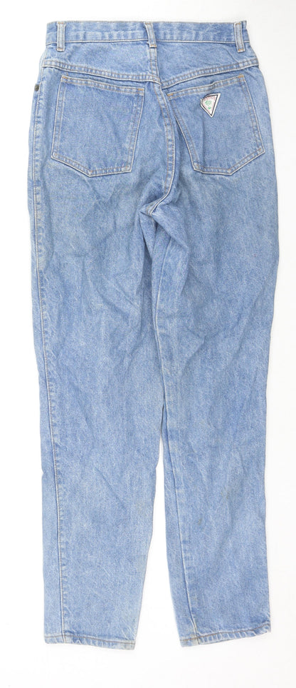 Palmetto's Womens Blue Cotton Straight Jeans Size 26 in L27 in Regular Zip