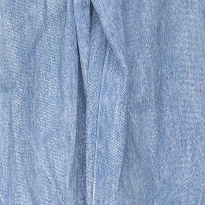 Palmetto's Womens Blue Cotton Straight Jeans Size 26 in L27 in Regular Zip