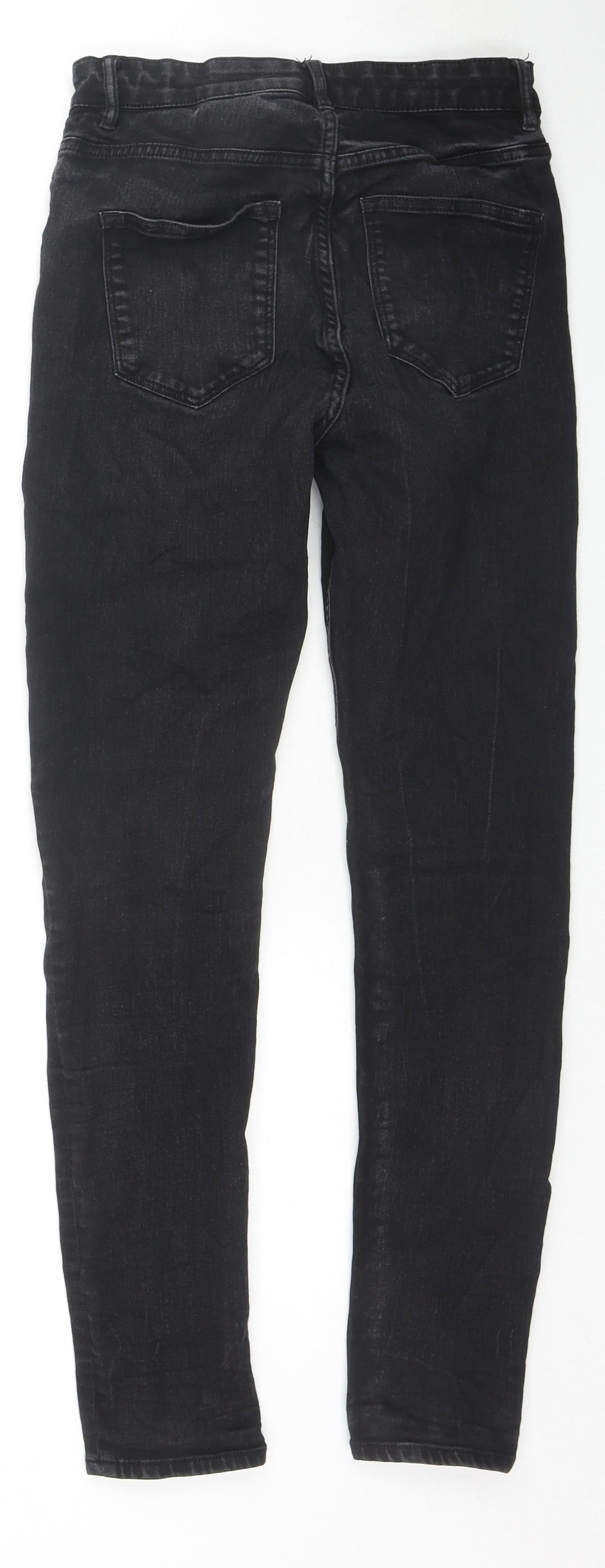 Womens UK Size 10 H&M Regular Fit Skinny Black Jeans