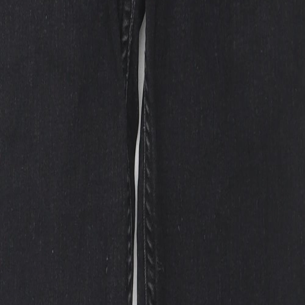 Womens UK Size 10 H&M Regular Fit Skinny Black Jeans
