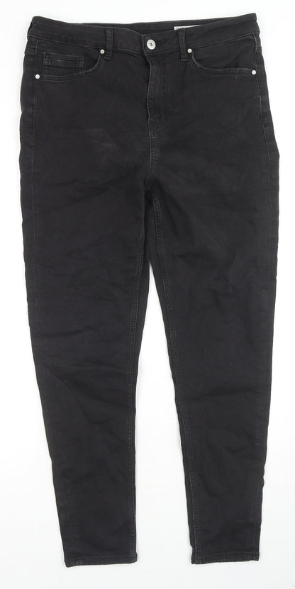Womens UK Size 4 Marks and Spencer Regular Fit Skinny Black Jeans