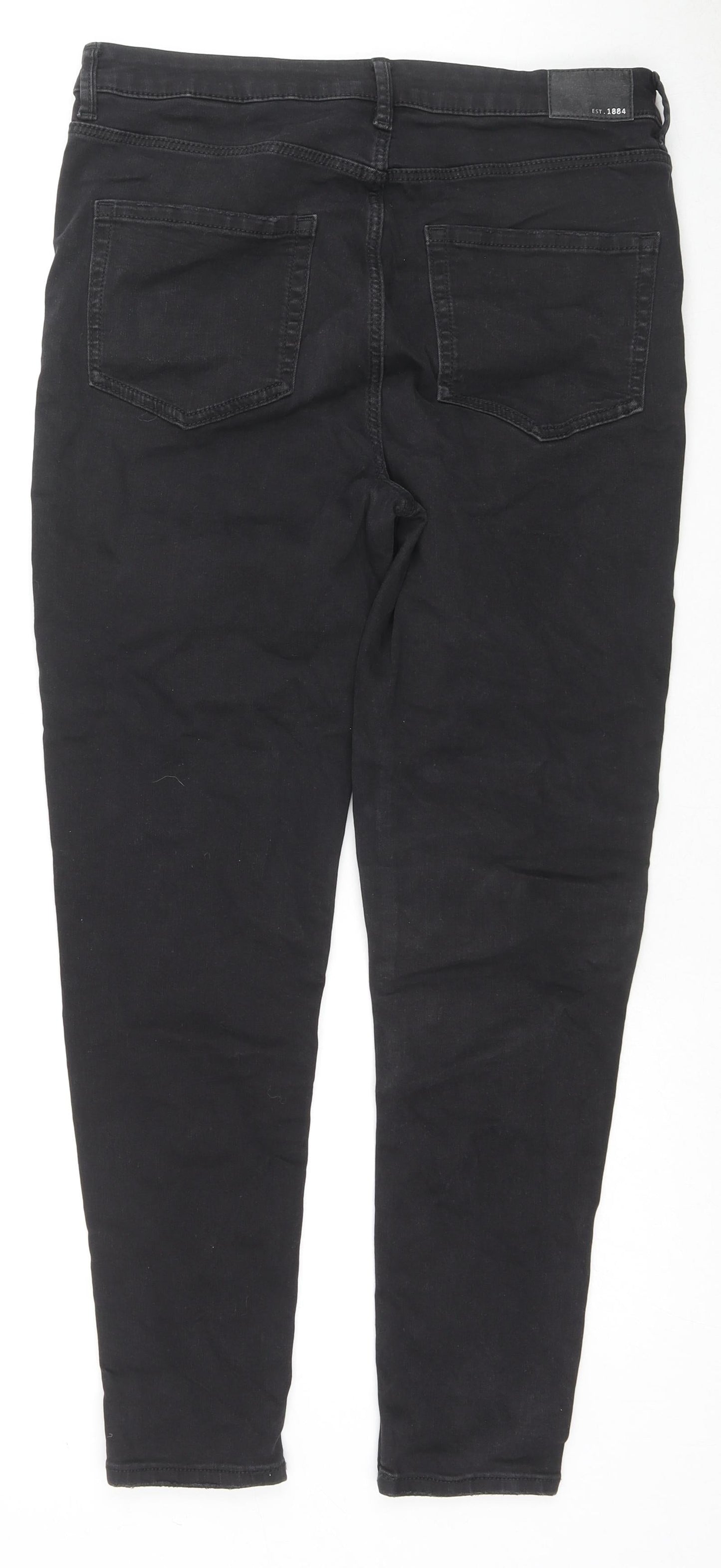 Womens UK Size 4 Marks and Spencer Regular Fit Skinny Black Jeans