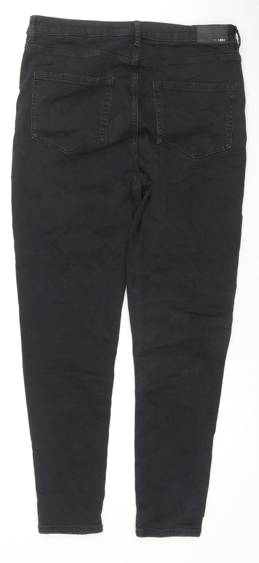 Womens UK Size 4 Marks and Spencer Regular Fit Skinny Black Jeans
