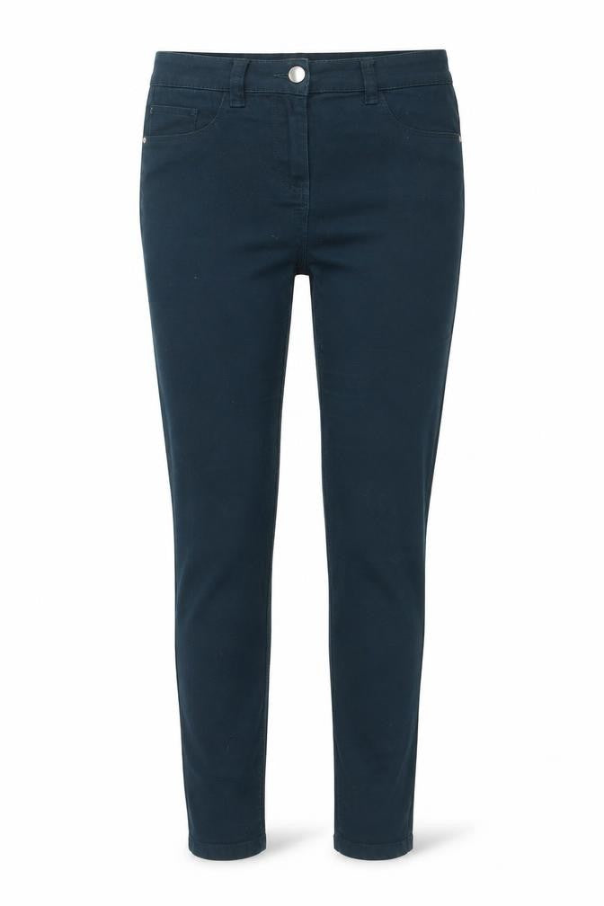Womens UK Size 12 M&Co Regular Fit Skinny Blue Jeans