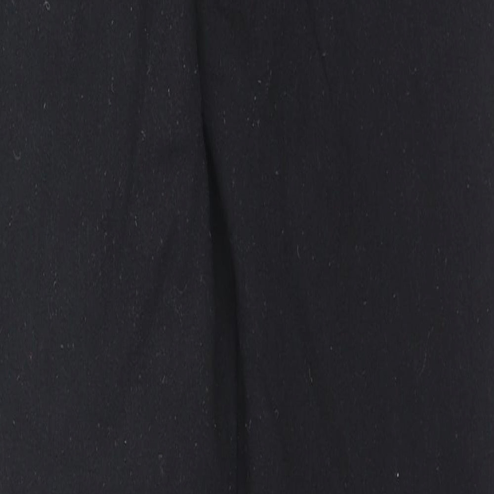 Missguided Womens Black Cotton Skinny Jeans Size 12 L28 in Regular Zip