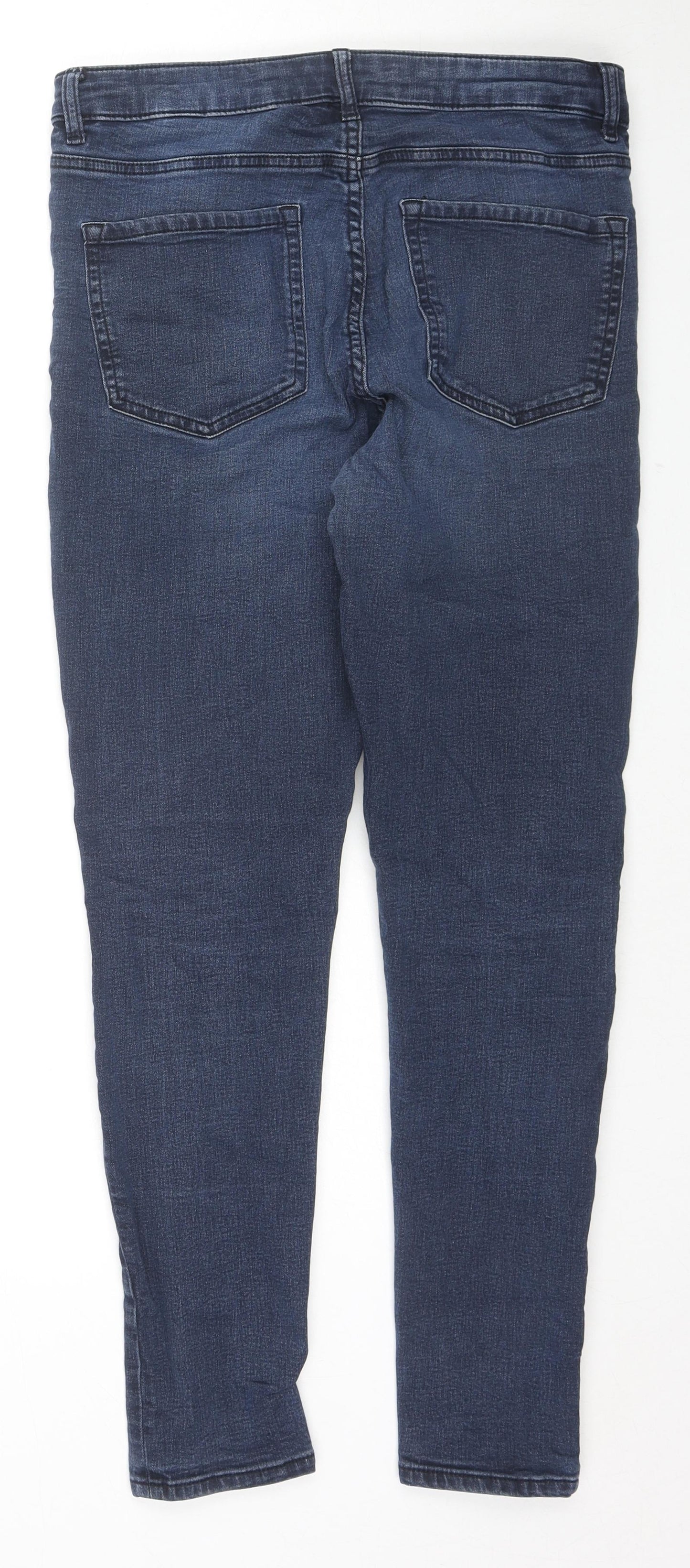 Womens UK Size 12 Marks and Spencer Regular Fit Skinny Blue Jeans