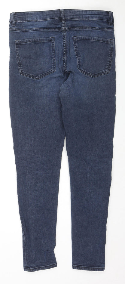 Womens UK Size 12 Marks and Spencer Regular Fit Skinny Blue Jeans