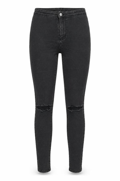 Womens UK Size 10 Denim & Co. Regular Fit Skinny Black Jeans