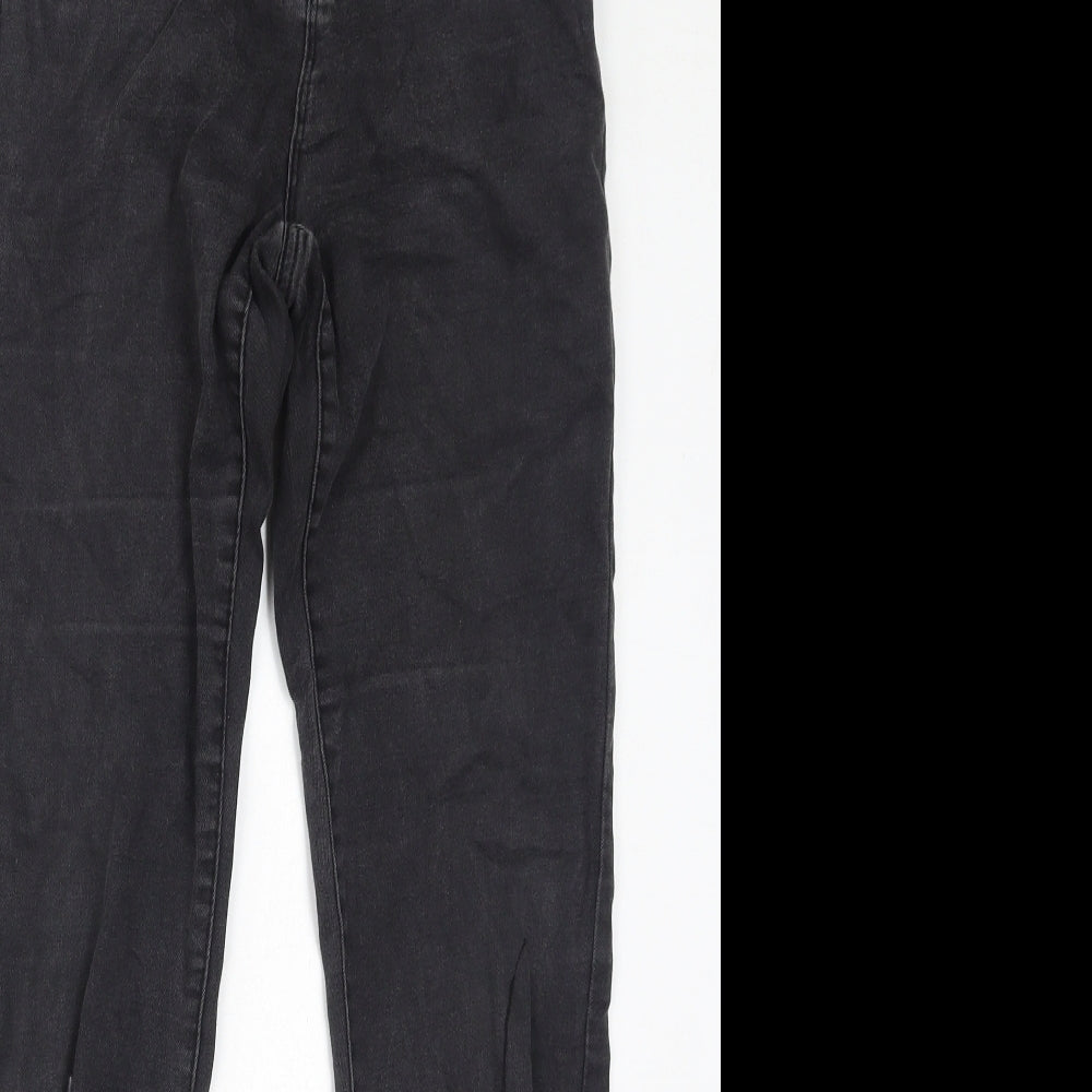 Denim & Co. Womens Black Cotton Skinny Jeans Size 10 L29 in Regular Zip