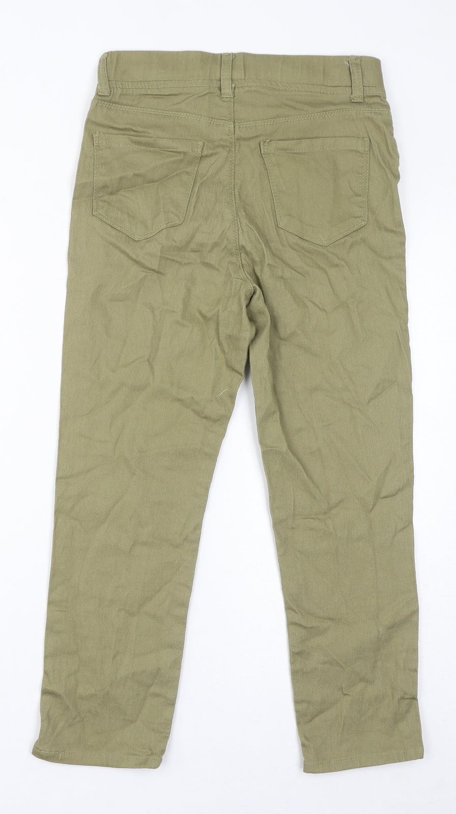 PEP&CO Womens Green Cotton Jegging Jeans Size 10 L23 in Regular