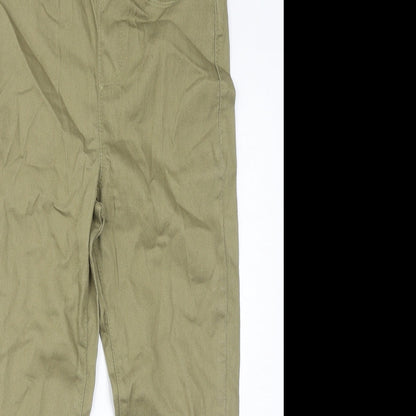 PEP&CO Womens Green Cotton Jegging Jeans Size 10 L23 in Regular