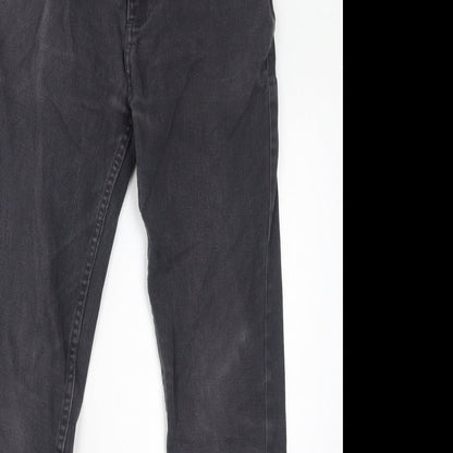 Denim & Co. Womens Grey Cotton Skinny Jeans Size 30 in L32 in Regular Zip