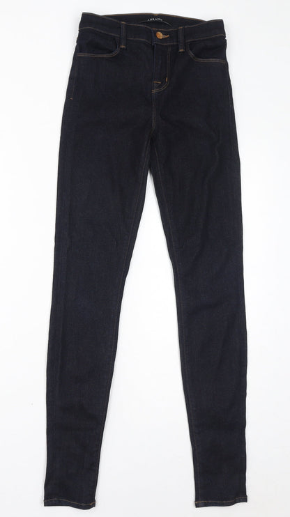 Womens UK Size 24 in J Brand Regular Fit Skinny Blue Jeans