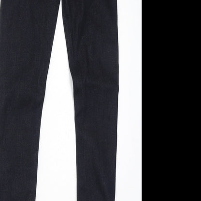Womens UK Size 24 in J Brand Regular Fit Skinny Blue Jeans