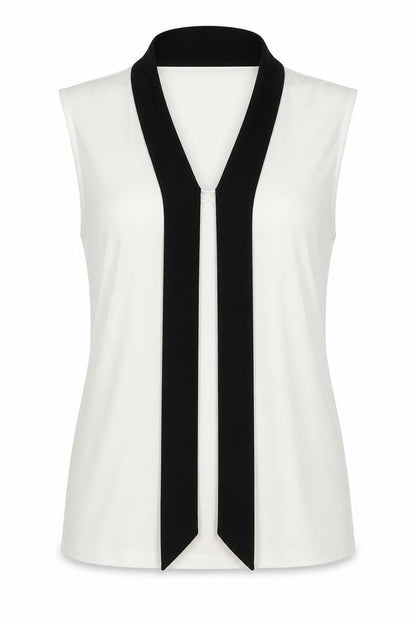 Womens UK Size L Tahari White Basic Tank