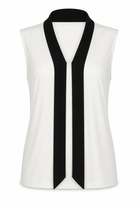 Womens UK Size L Tahari White Basic Tank