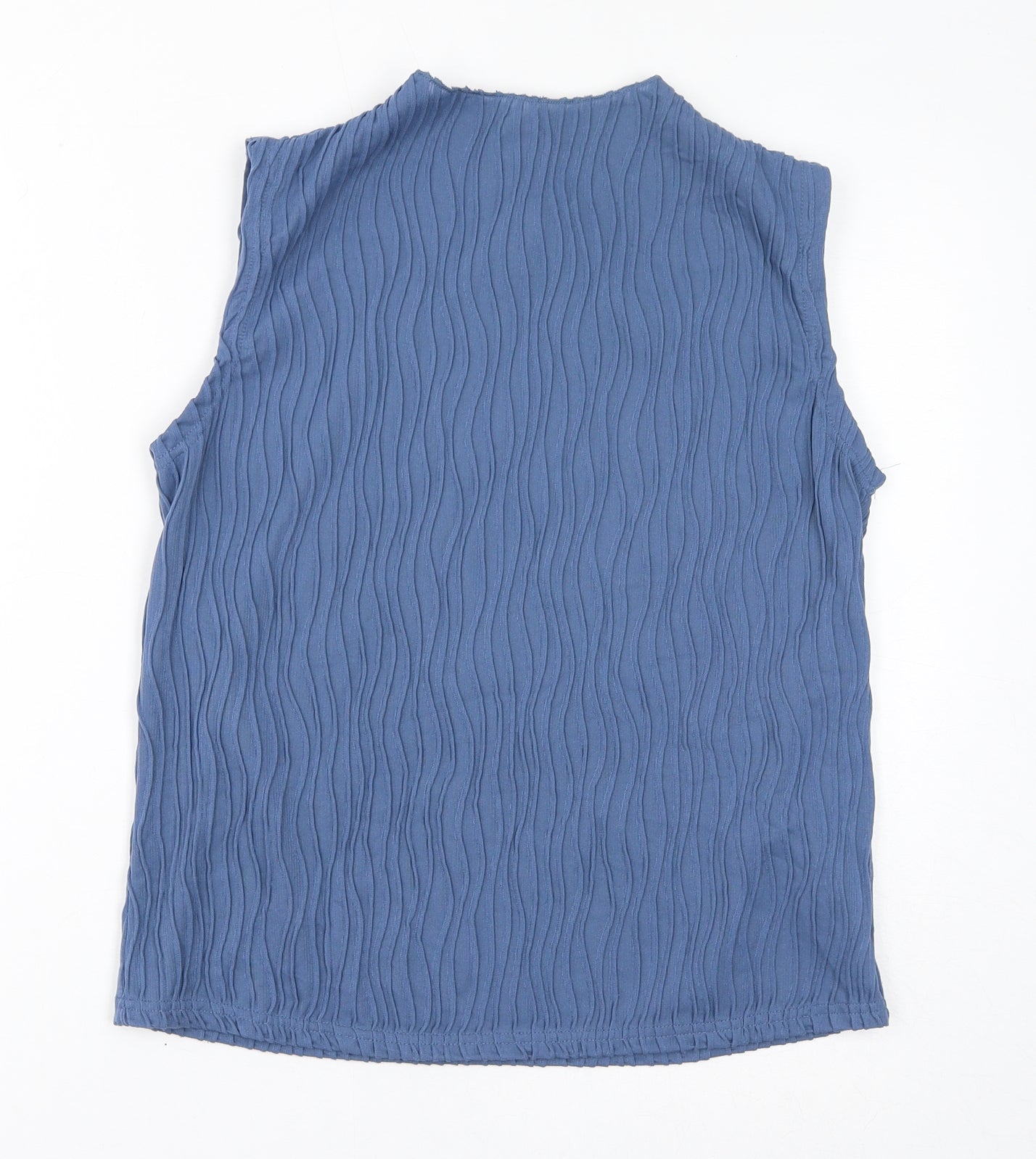 Womens UK Size 3XL Dazy Blue Basic Tank