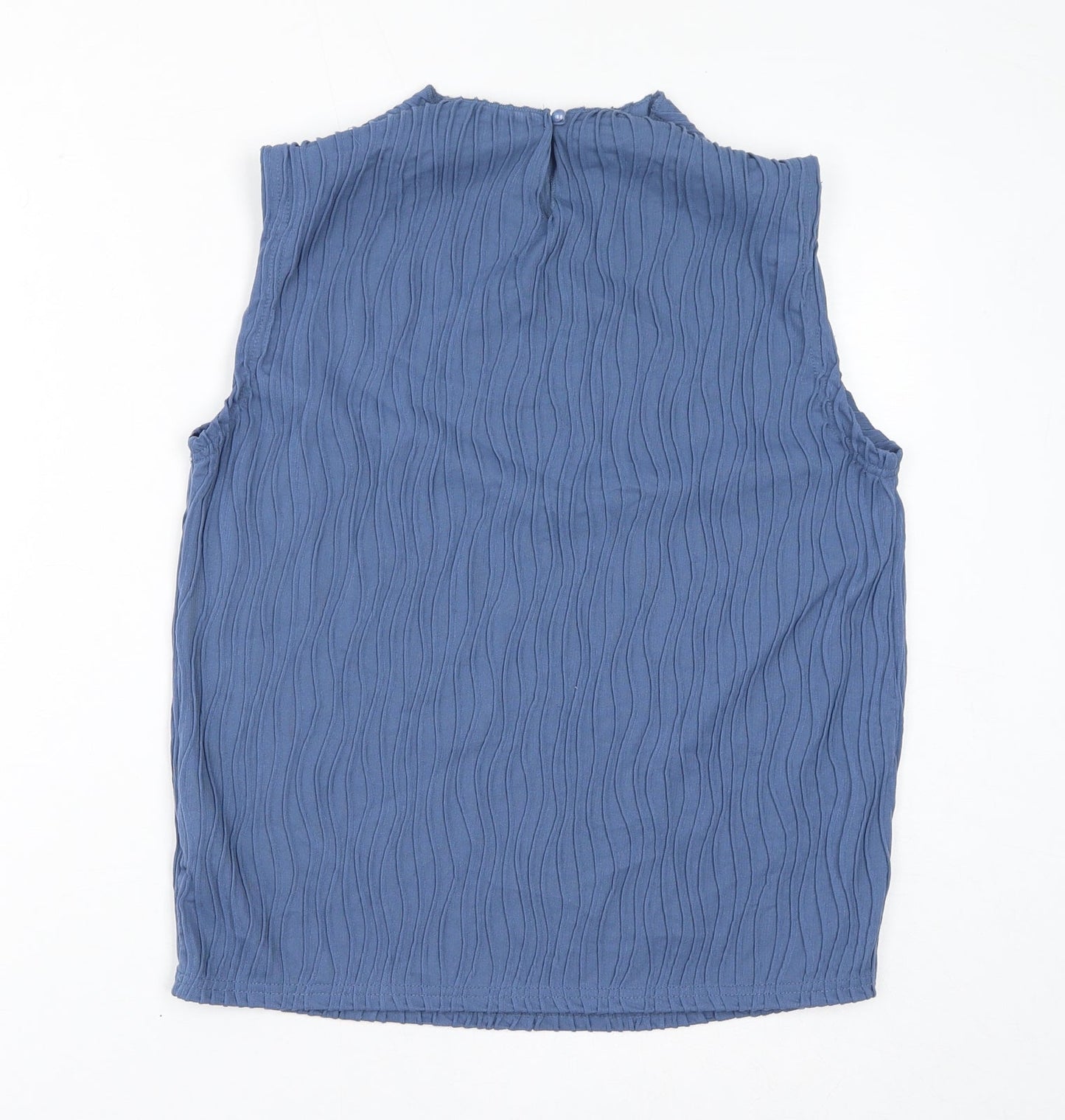 Womens UK Size 3XL Dazy Blue Basic Tank