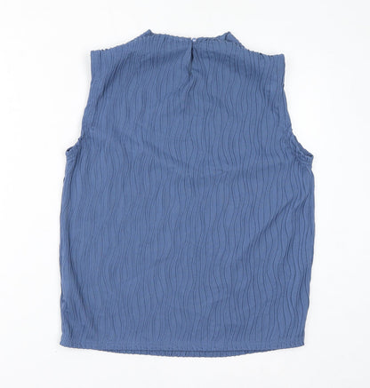 Womens UK Size 3XL Dazy Blue Basic Tank