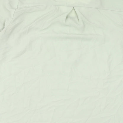 Womens UK Size 10 Et Vous Green Basic Blouse