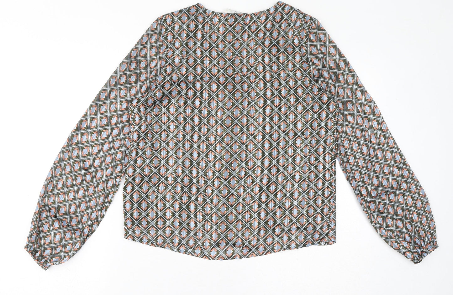 Womens UK Size S Only Green Basic Blouse