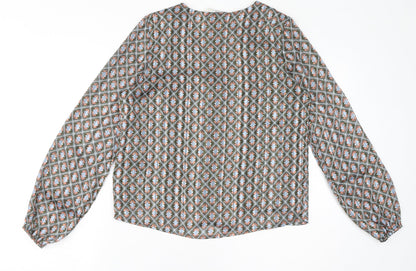 Womens UK Size S Only Green Basic Blouse