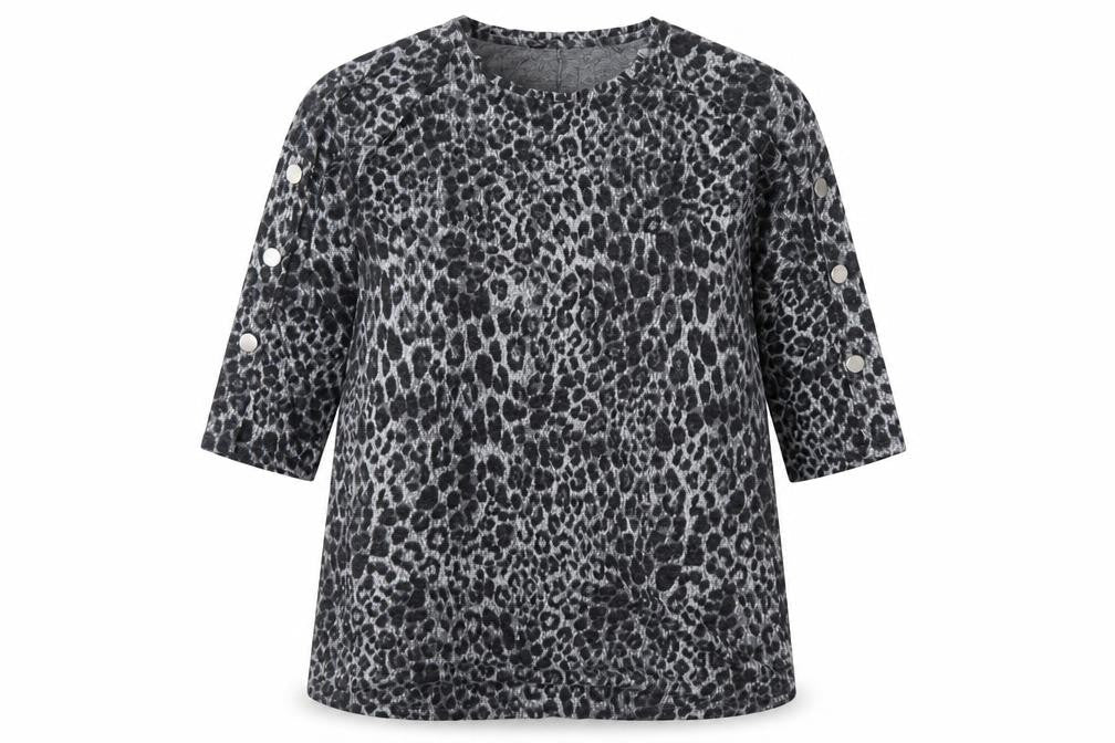 Womens UK Size 16 Yours Grey Basic Blouse