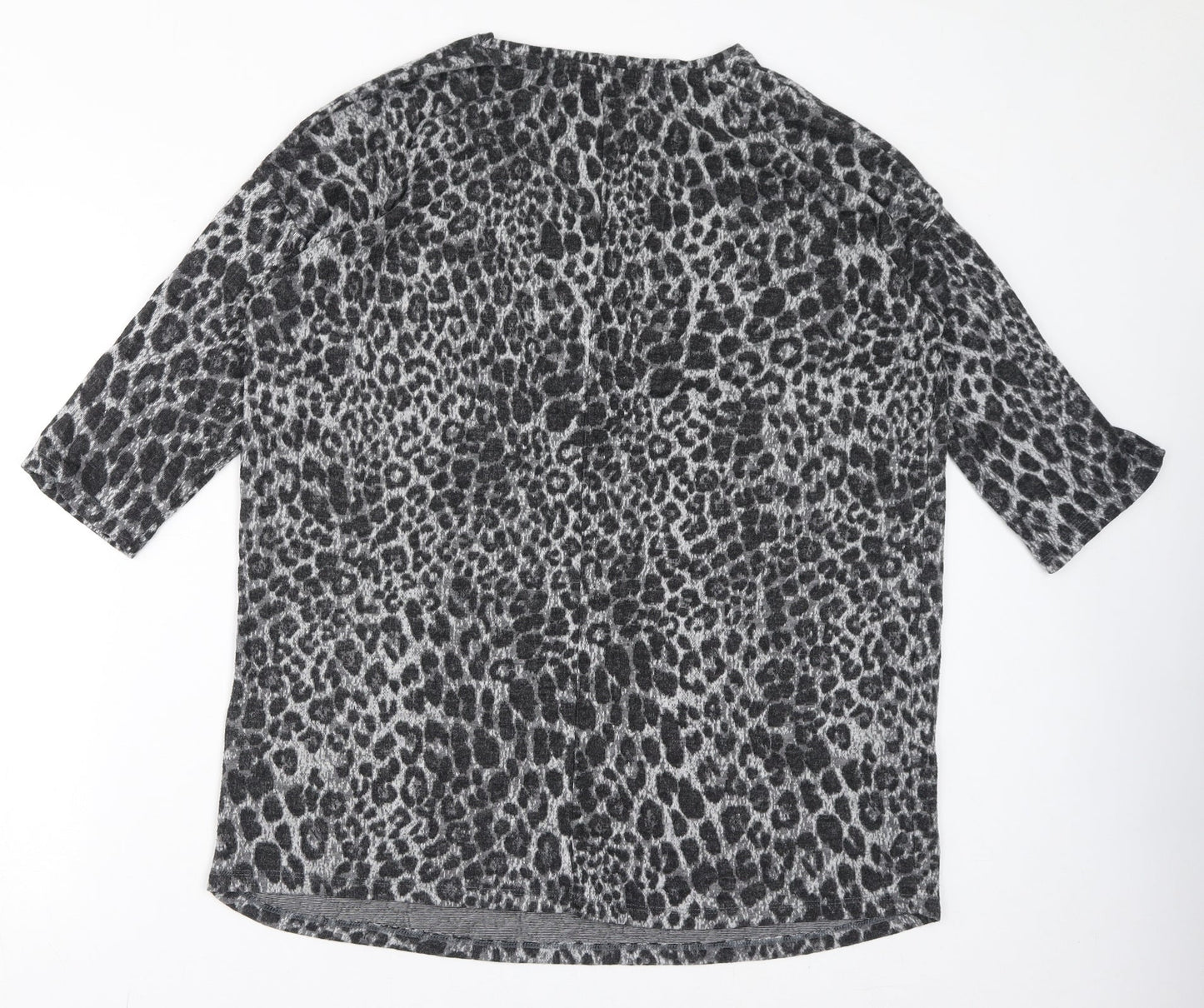 Womens UK Size 16 Yours Grey Basic Blouse