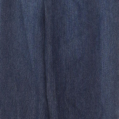 TU Womens Blue Cotton Jegging Jeans Size 8 L29 in Regular - Elasticated waist