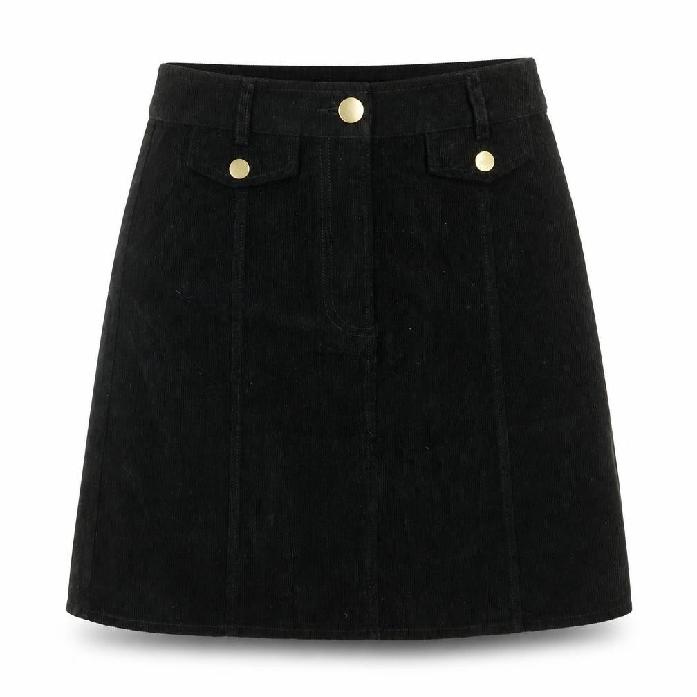 Womens UK Size 6 Oasis A-Line Corduroy Skirt