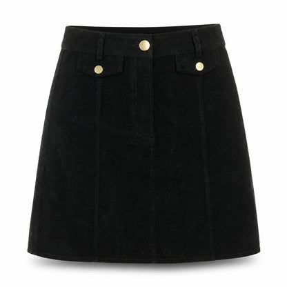 Womens UK Size 6 Oasis A-Line Corduroy Skirt