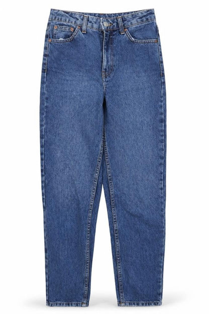 Womens UK Size 25 in Topshop Regular Fit Straight Blue Jeans