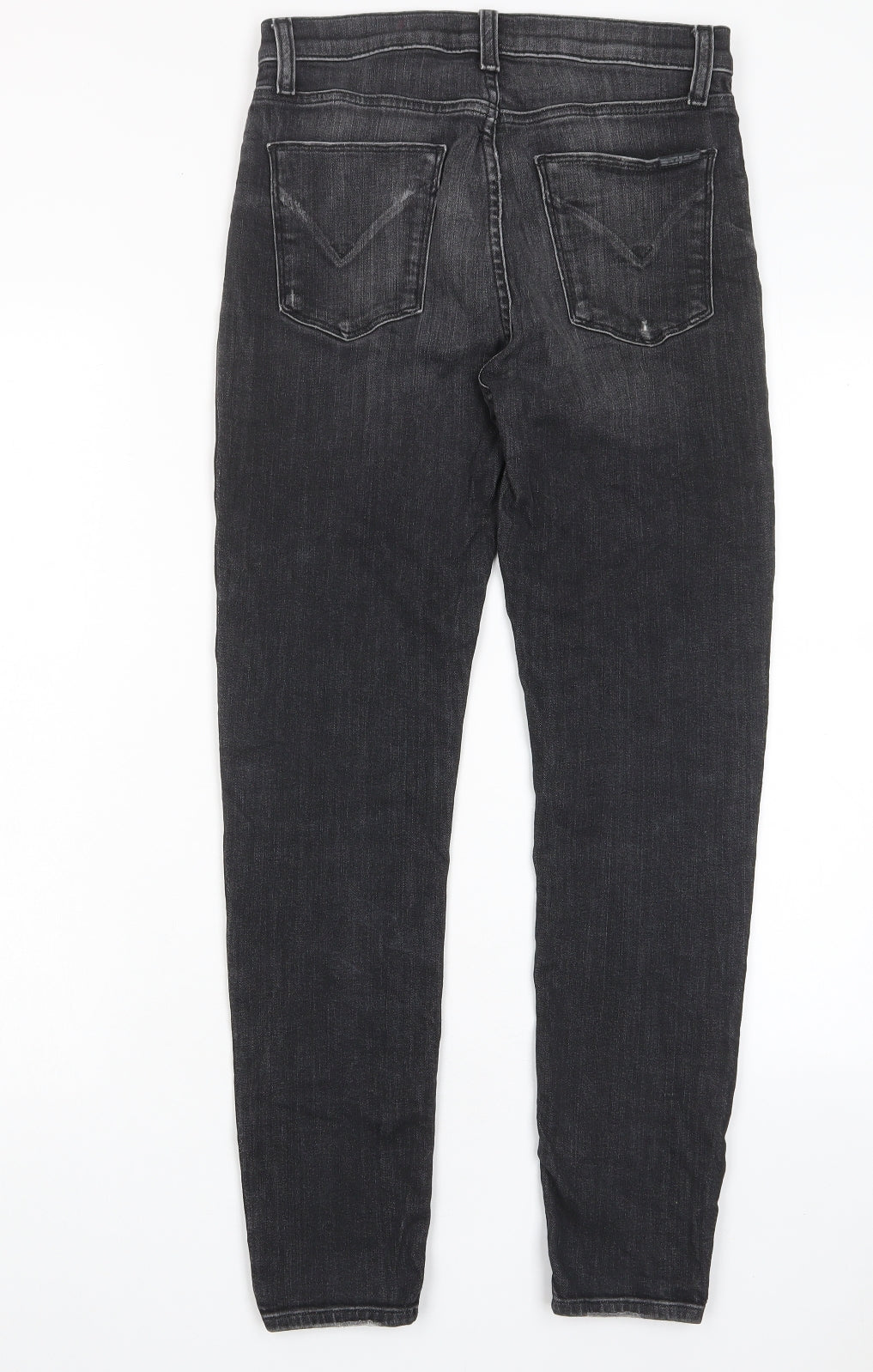 Hudson Womens Grey Cotton Skinny Jeans Size 27 in L28 in Regular Zip - Pockets