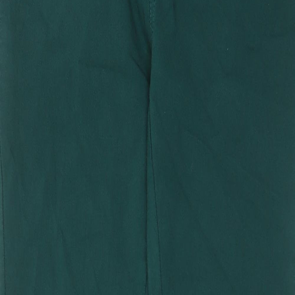 b.young Womens Green Cotton Jegging Jeans Size XL L32 in Regular