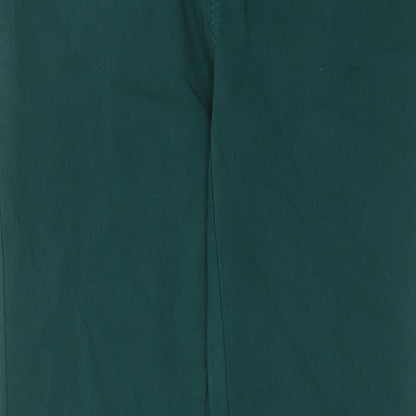 b.young Womens Green Cotton Jegging Jeans Size XL L32 in Regular