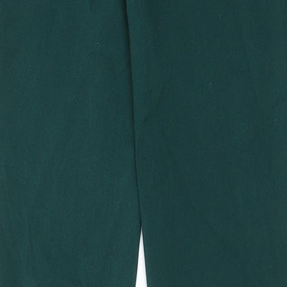 b.young Womens Green Cotton Jegging Jeans Size XL L32 in Regular