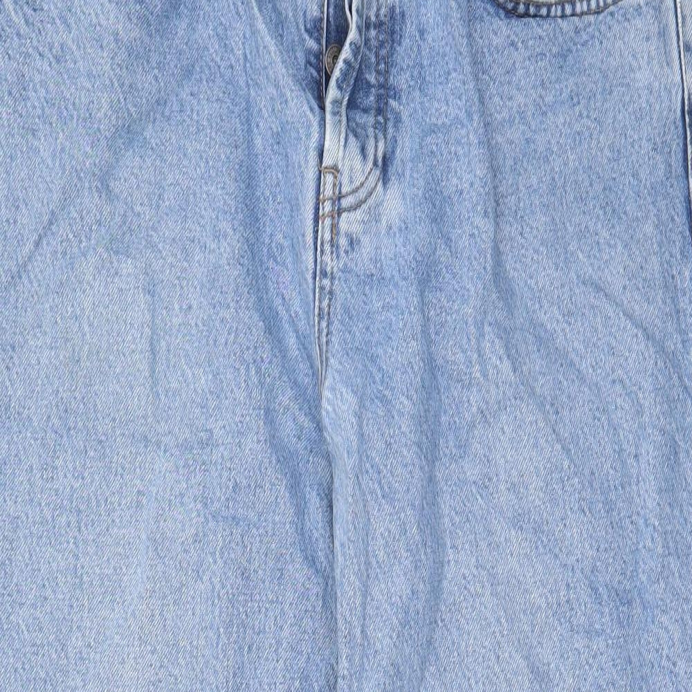 BDG Womens Blue Cotton Boyfriend Jeans Size 34 in L32 in Regular Button - Pockets