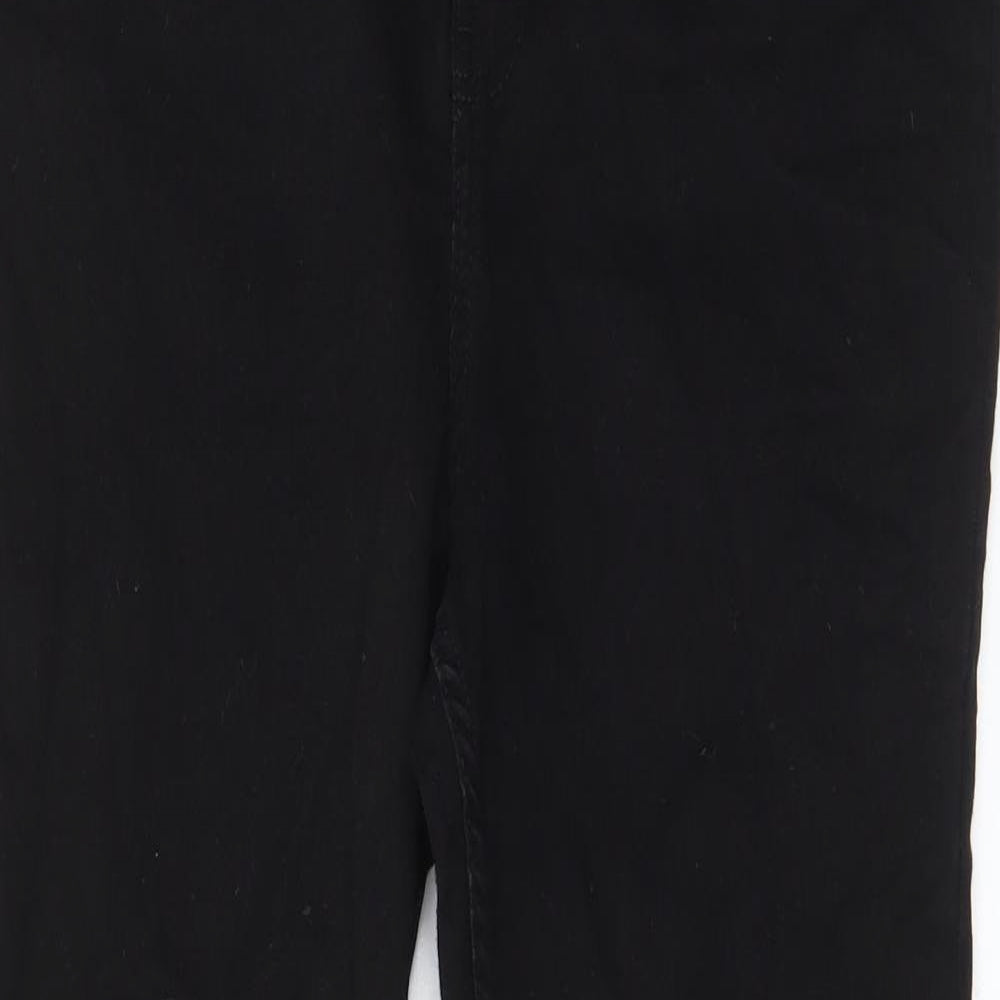 Womens UK Size XL H&M Regular Fit Skinny Black Jeans