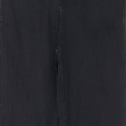 Topshop Womens Black Cotton Skinny Jeans Size 26 in L32 in Regular Zip - Pockets