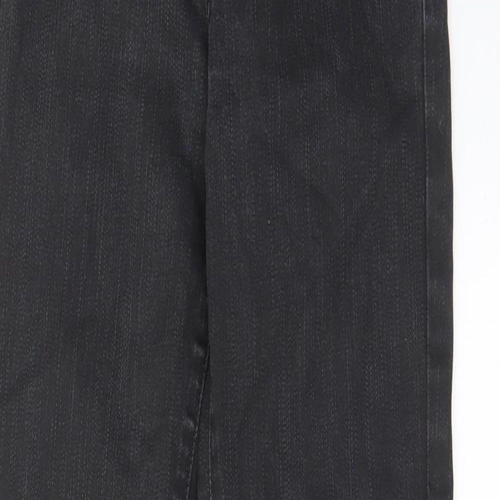 Topshop Womens Grey Cotton Skinny Jeans Size 25 in L34 in Regular Zip - Pockets